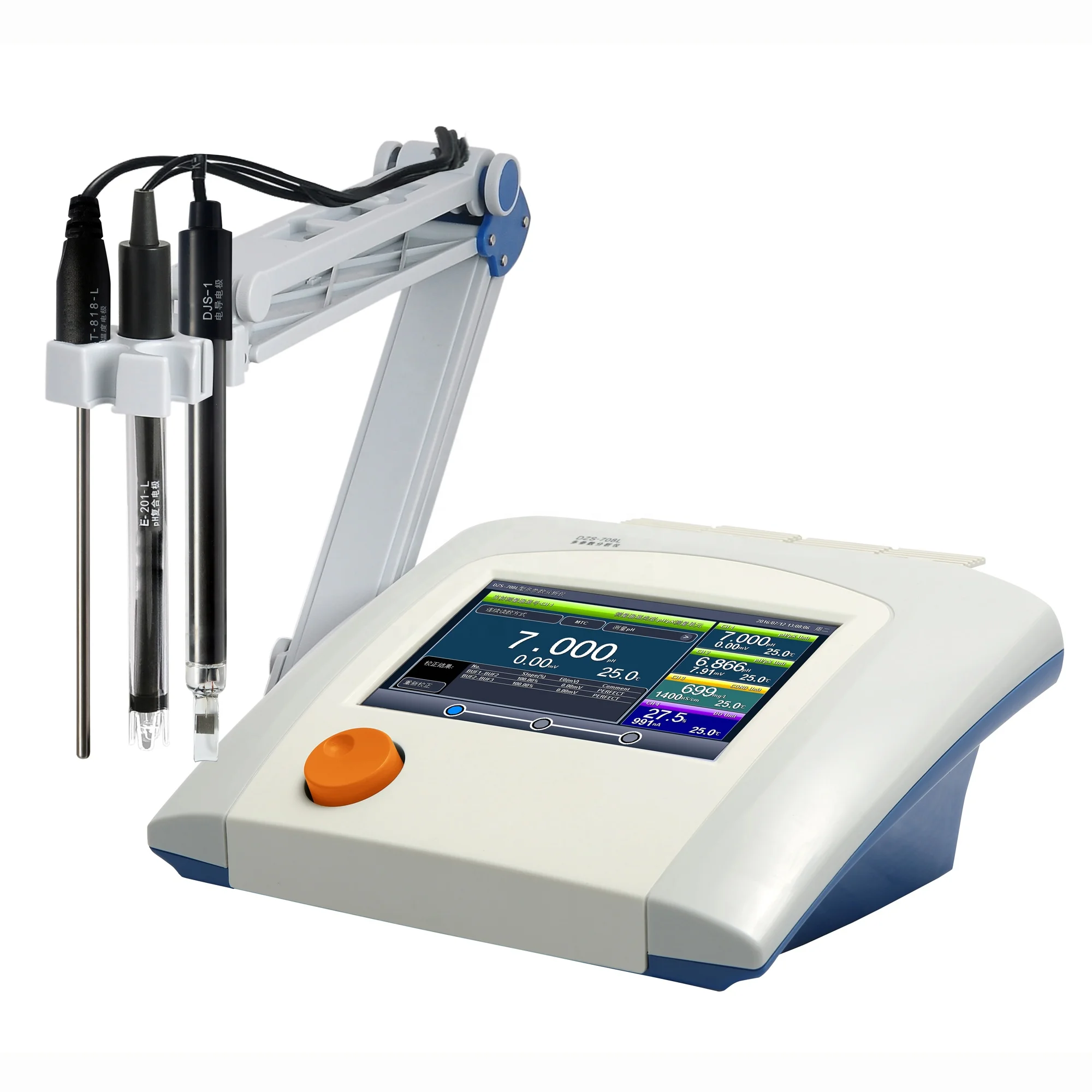 CHINCAN M500T Bench-top Conductivity Dissolved Oxygen pH Meter Multi-Parameter Water Quality Analyzer with Touch Screen