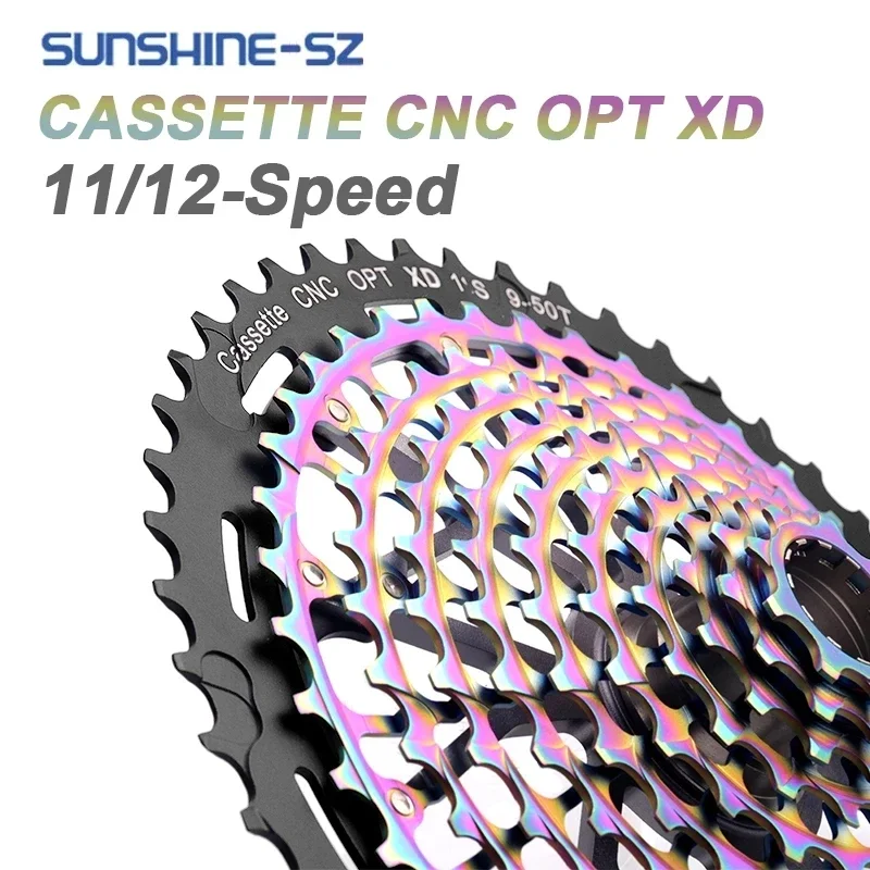 Mountain Bike Bicycle Cassette 11 12 Speed 9T 42T 46T 50T XD Cassette MTB Freewheel Bicycle ULD Rainbow Sprocket