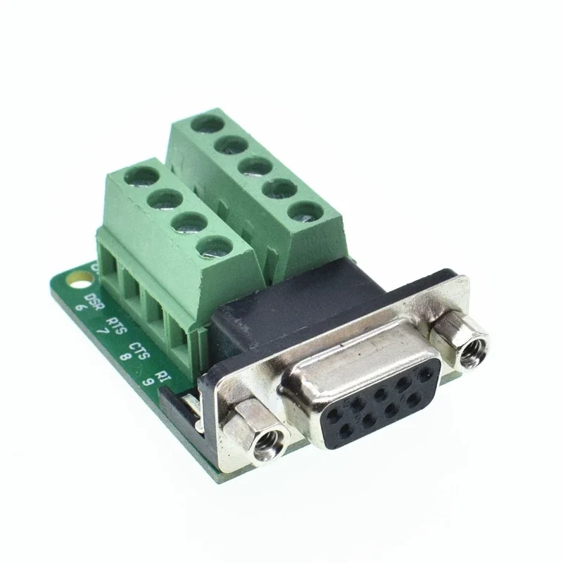 D-SUB 9pin DB9 Male Female Adapter Signals Terminal Module RS232 Serial To Terminal DB9 Connectors