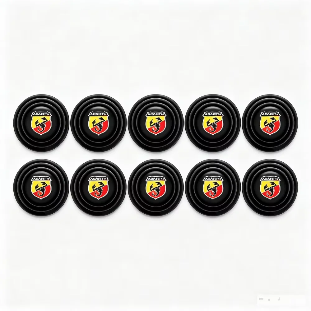 Auto Soundproof Buffer Protector 4/8Pcs Silicone Door Shock Absorber For Abarth Punto 124 Spider 500 595 695 Competizione Car Ac