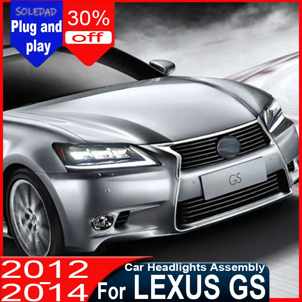 

Car Headlight For Lexus GS GS250 GS350 LED Headlights 2012-2015 Head Lamp Car Styling DRL Signal Projector Lens Auto Accessories