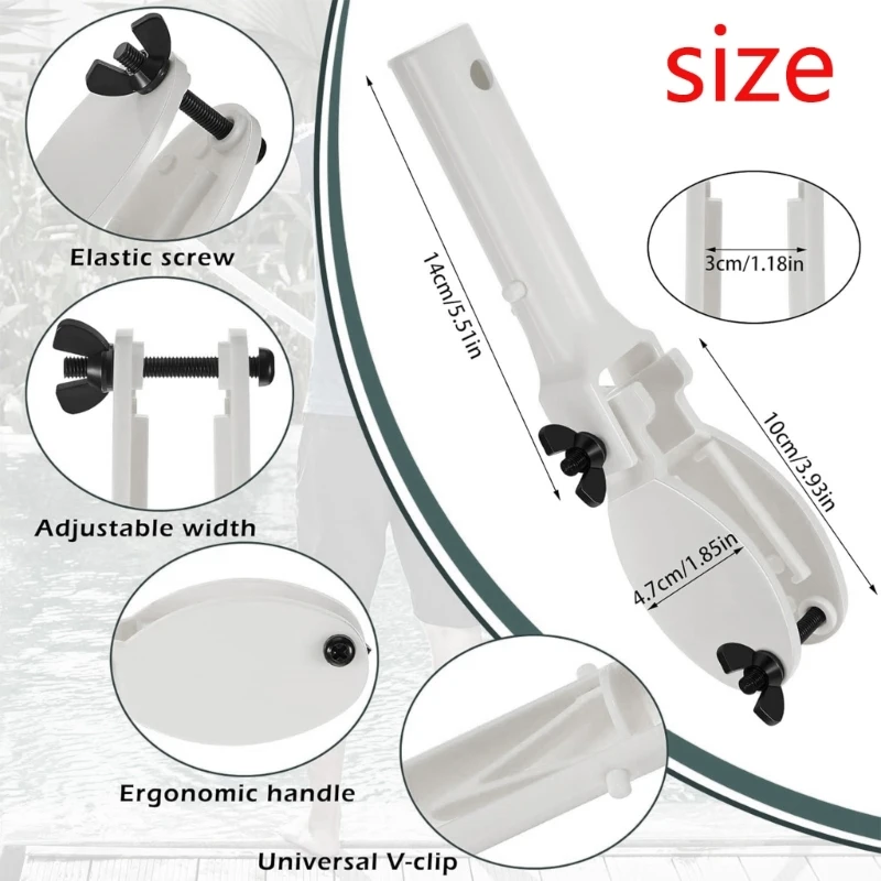 عوامة قرص حمام السباحة لأداة توزيع قوية للكلور الأبيض مقاس 3 بوصات لحمام السباحة