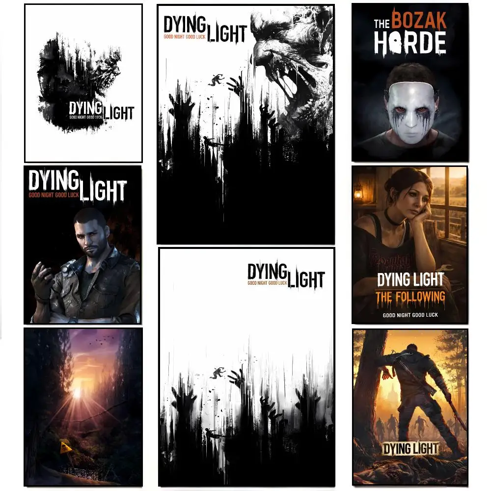 Open-World Survival Game D-Dying Light Poster Elegant Indoor Artwork Design & Contemporary Home Decor