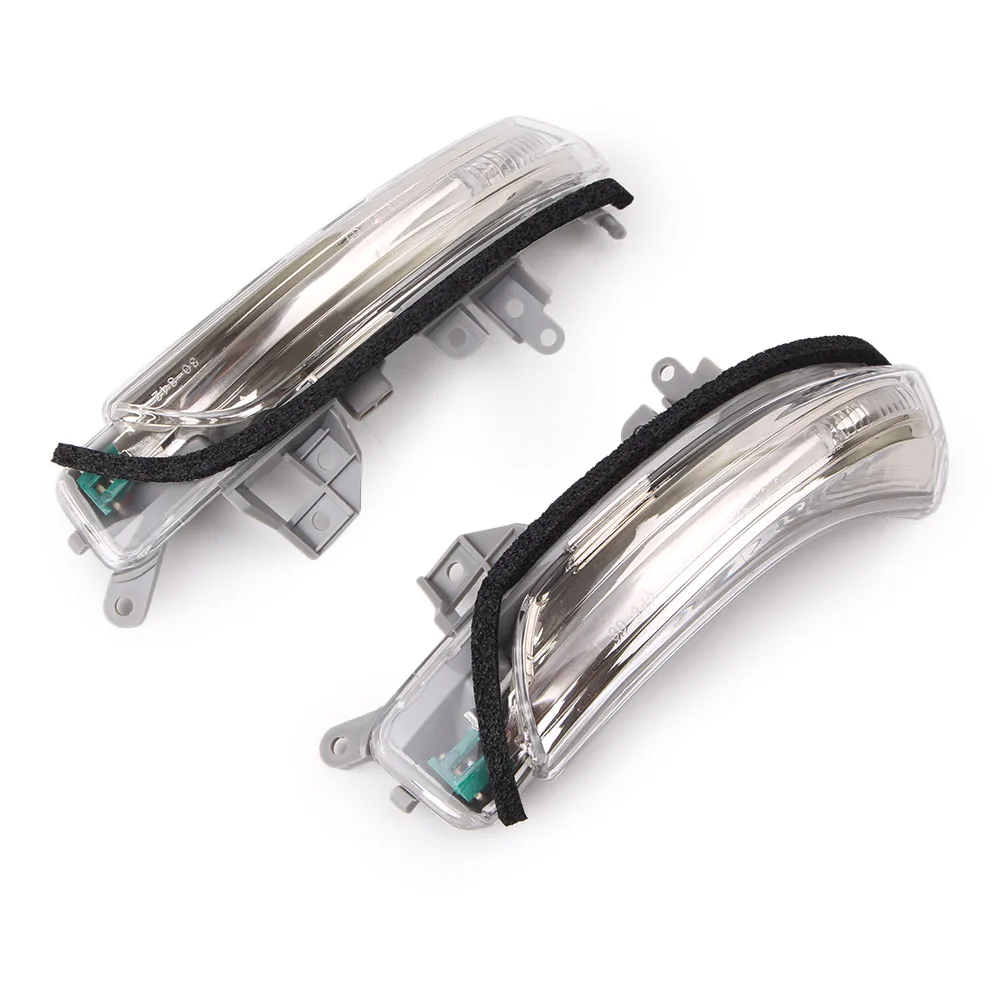 2Pcs Left+Right Car Rearview Turn Signal Lamp LED Light For Toyota WISH/PRIUS/REIZ/MARK X/CROWN/AVALON 81730-30140 81740-30130