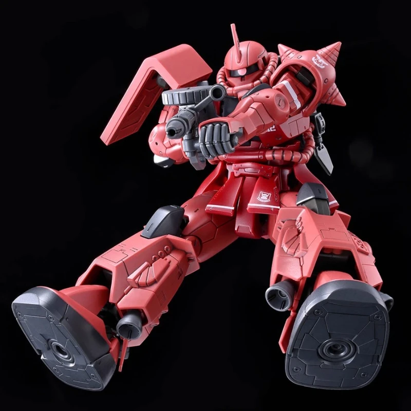 Bandai HG 1/144 Anime MS-06R-1A ZAKU II TYPE haute MOBILITY PB Gundam kit de modèle d'assemblage figurine jouets enfants cadeau de collection