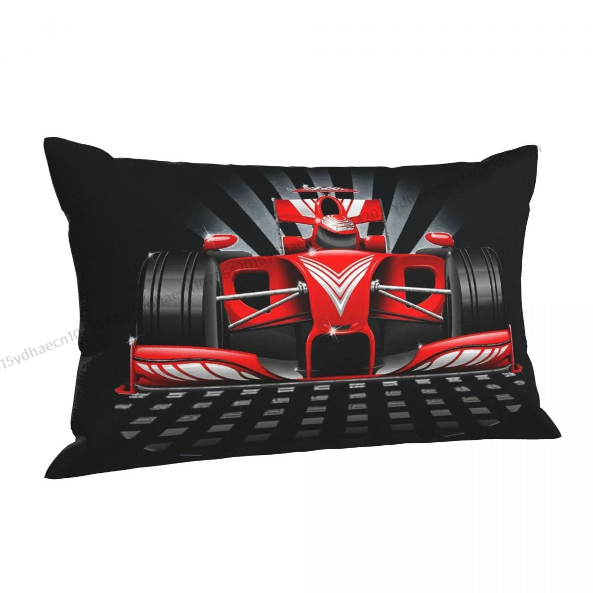 Red Race Car Pillow Case F1 Car Race Cushion Covers Home Sofa Chair Decorative Backpack Covers