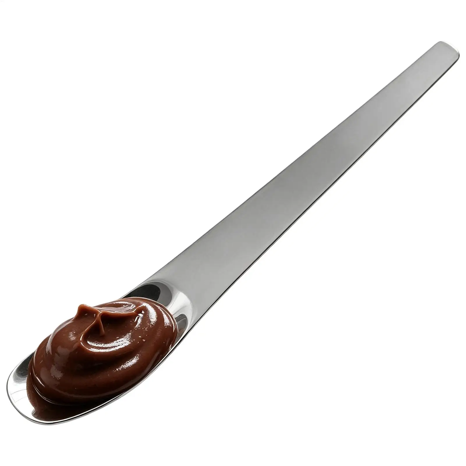 Ice Cream Spoons Stainless Steel Long Handle Mirror Polished Serving Long Spoon Dining Tableware for Yogurt Pudding Appetizer