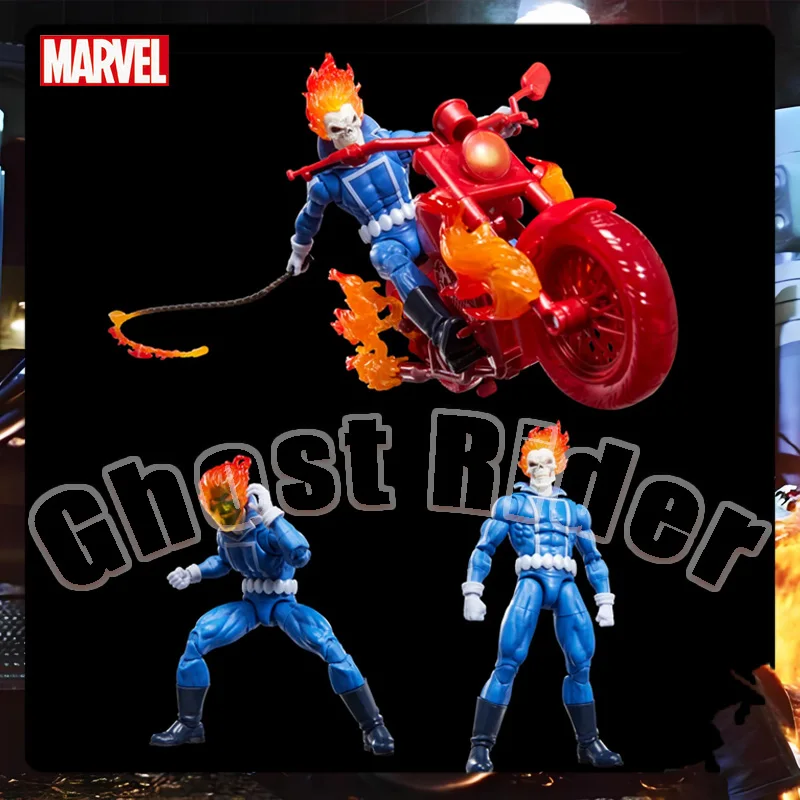 

【presale April】New Official genuine blue Ghost Rider series human and car set exquisite birthday gift toy figurine