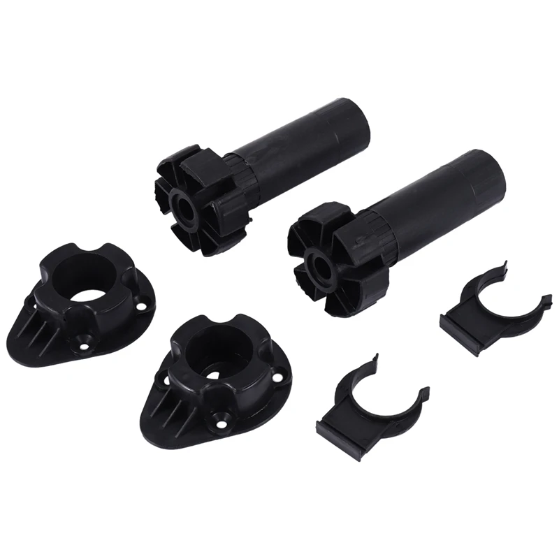 

A52I-2X Plastic Adjustable Height Kitchen Cupboard Plinth Foot Leg Pair Black