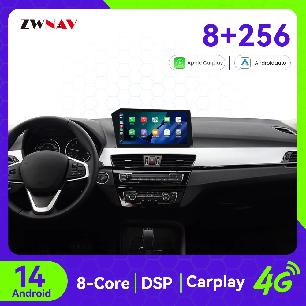 

12.9 Inch Smart X-Screen Android 14 Head Unit For BMW X1 X2 2018-2020 Wireless CarPlay Android Auto Hi-Res DSP Car GPS Player
