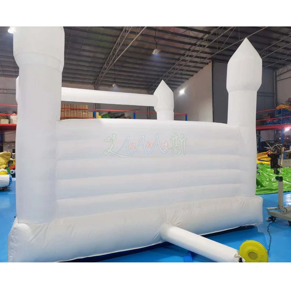 2025 Hot Sale Customized Commercial White Inflatable Wedding Bounce House  For Open Field Activities Made In China