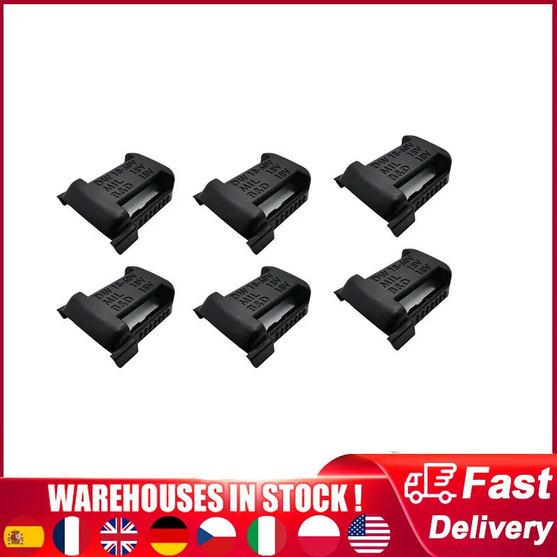 6Pcs Battery Mounts Battery Storage Rack Holder Protection Hanger for DeWalt Black&Decker Box 18V 20V Battery