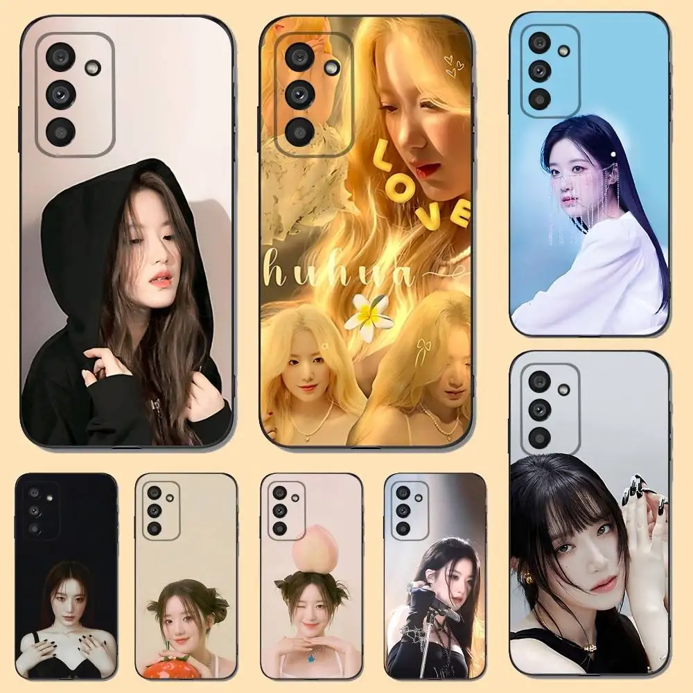 

Y-Ye Singer Shuhua Phone Case For Samsung S 25,24,23,22,30,21,10,9,Ultra,Plus,Lite,FE,4,5 G Soft Black Case