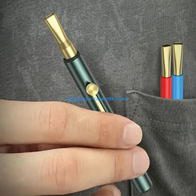 Ethernet Cable Straightener Tool for Home Wiring and RJ45 Work with Two Slot Tip, Slide Insert and Metal Body Use Y4QF