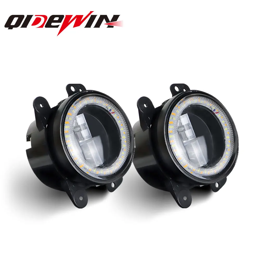 

2 X автомобильные противотуманные фары «ангельские глазки» для Peugeot 3008 207 307 2008 4008 4007 5008 408 407 607 301 308 Boxer светодиодные линзы противотуманные фары дальнего света DRL