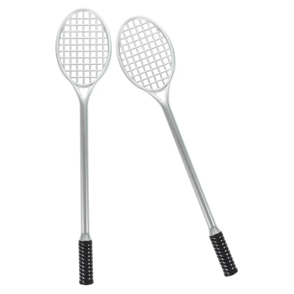 2pcs Tennis Racket Gel Pens Unique Shaped Smooth Writing Ink Pen For Journaling Calligraphy School Office Supplies