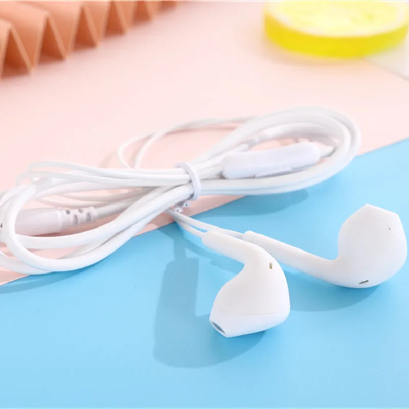 Petits écouteurs portables avec micro, écouteurs intra-auriculaires, couleurs à la mode, 3.5mm