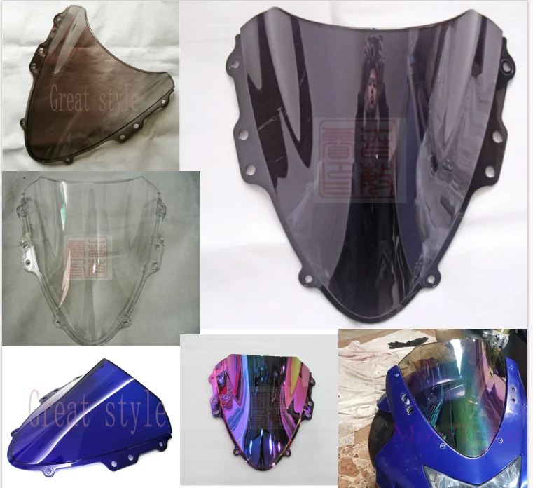 Nuevo parabrisas de motocicleta negro para Suzuki GSX-R600 GSX-R750 GSXR600 GSXR750 GSXR 600 750 K4 2004 2005 04 05