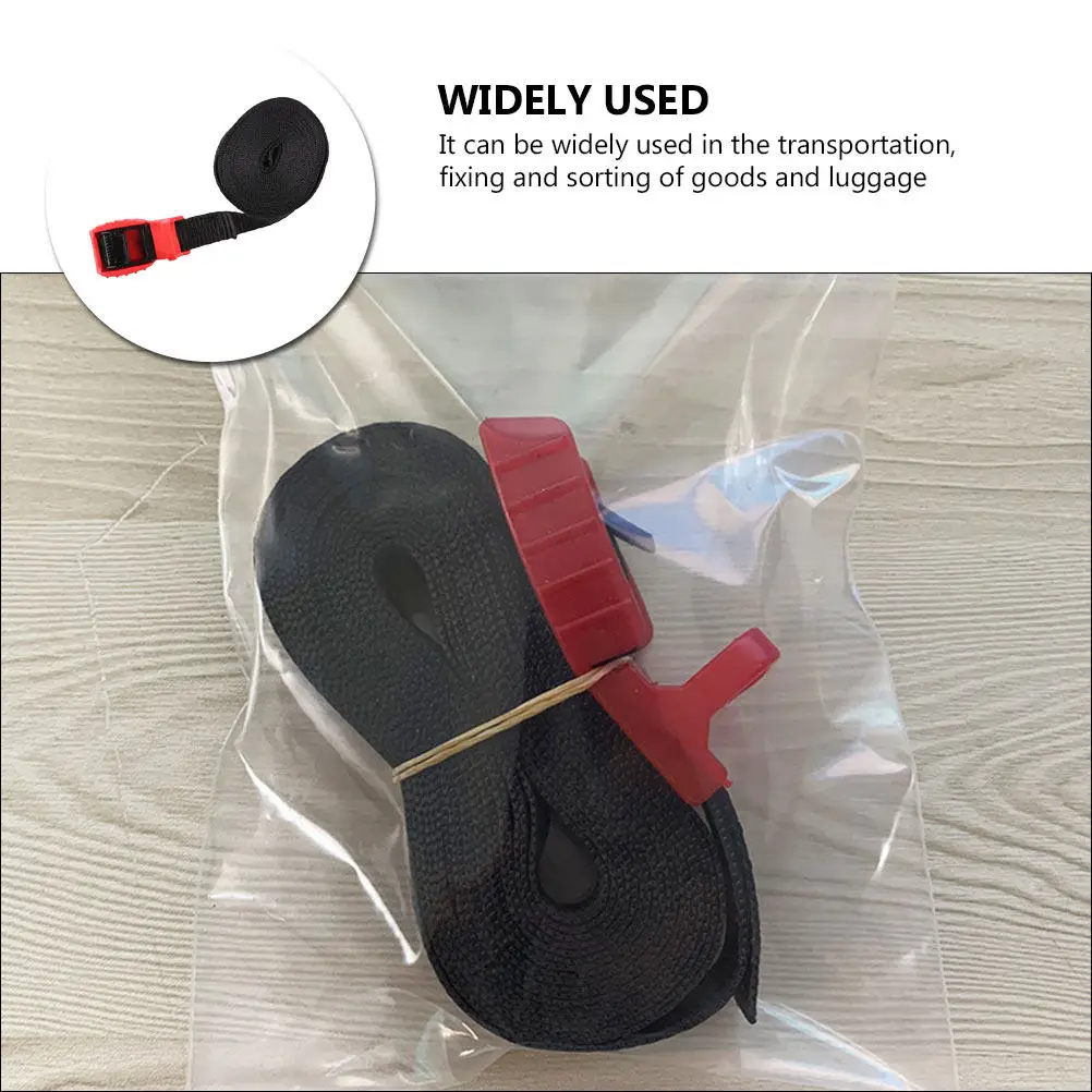 Heavy Duty Polyester Lashing Strap with Zinc Alloy Cam Buckle for Car Roof Rack Surfboard Sup Canoe Kayak Cargo Tie Down Straps