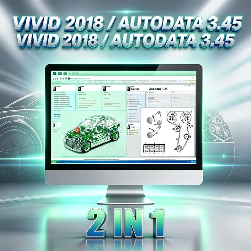 ViViD 2026 Hot 2018.1 Autodata 3.45 Car & Truck Repair Software Multi-Language Technical Workshop Data Compatible with Windows