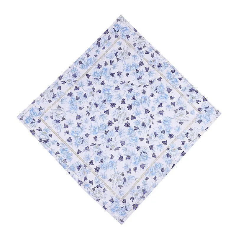 1PC Cotton Ladies Printed Handkerchief, Fashion Handkerchief, High-end Quality Handkerchief, Wedding Gifts, Sweat Wipe, Scarf