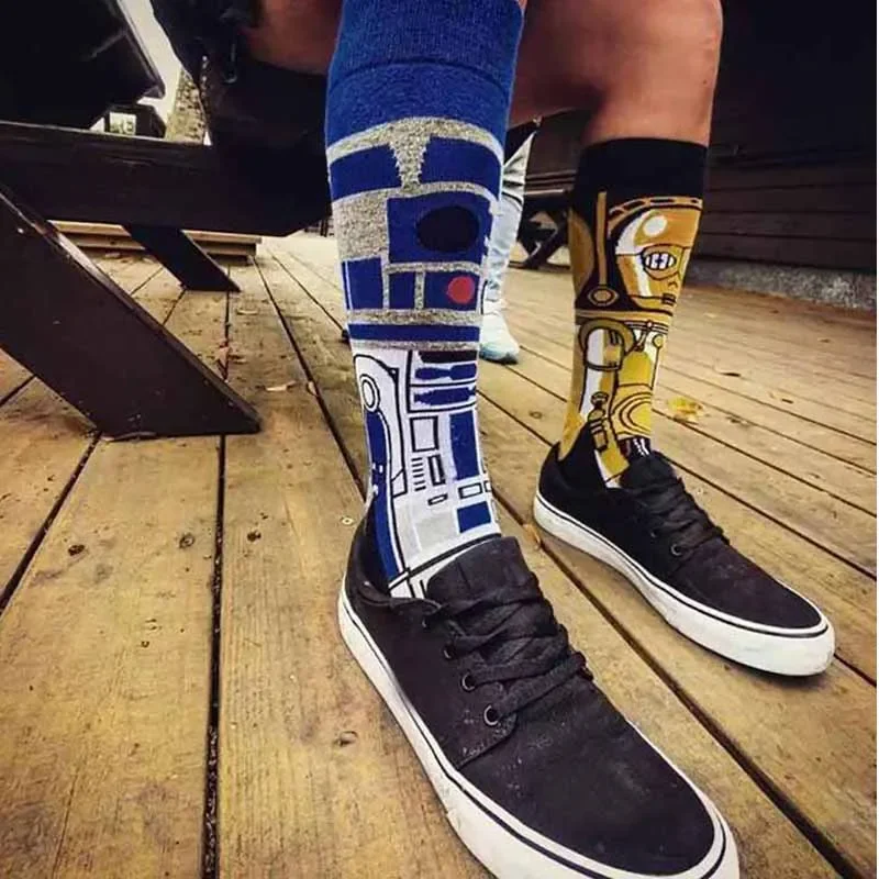 

Funny socks New and interesting cartoon pattern socks for men and women Happy socks Harajuku Hip Hop combed cotton Sokken