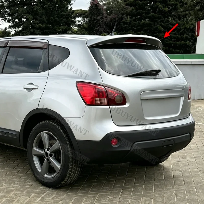 For Nissan Qashqai 2007-2011 2012 2013 ABS Rear Trunk Boot Lid Car Spoiler Ducktail Lip Wing