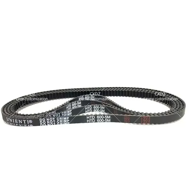 HTD600-5M-10 Rubber Synchronous Belt for CNC Lathe Encoder Synchronizer Machine Engraving