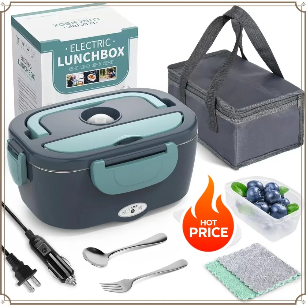 

Portable Car-Mounted Home Electric Insulated Lunch Box for Truck Drivers and Office Workers with Microwave Heating