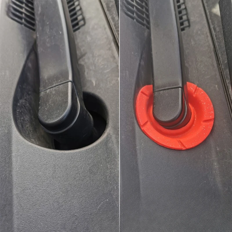 2pcs Car Wiper Arm Lower Hole Protector Windshield Wiper Cover Wiper Hole Anti-wiper Blade Accessories Car Accessories