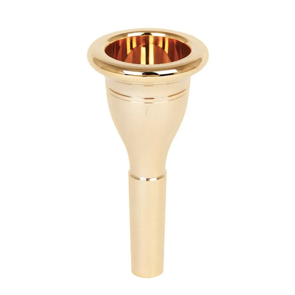 

Brass Tuba Mouthpiece Plated Durable Smooth Surface Air Tight Kids Practice Musical Instrument Accessory Tuba Part