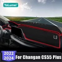 Para Changan CS55 Plus 2022 2023 2024 CS55Plus cubierta para salpicadero de coche estera parasol evitar almohadilla de luz Panel de instrumentos alfombras Anti-UV