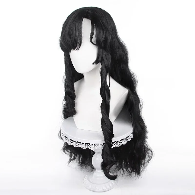 Douchu Return To Future 1999 Isold Cosplay Wig Black Large Wave Long Curly Anime Realistic Show Mechanism Hair Suit