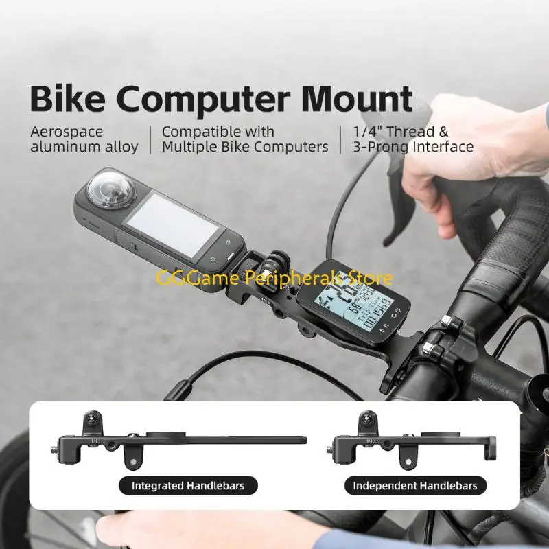 

U55B Quick Install Cycle Bar Attachment Bike Computer Mount For Recording Devices
