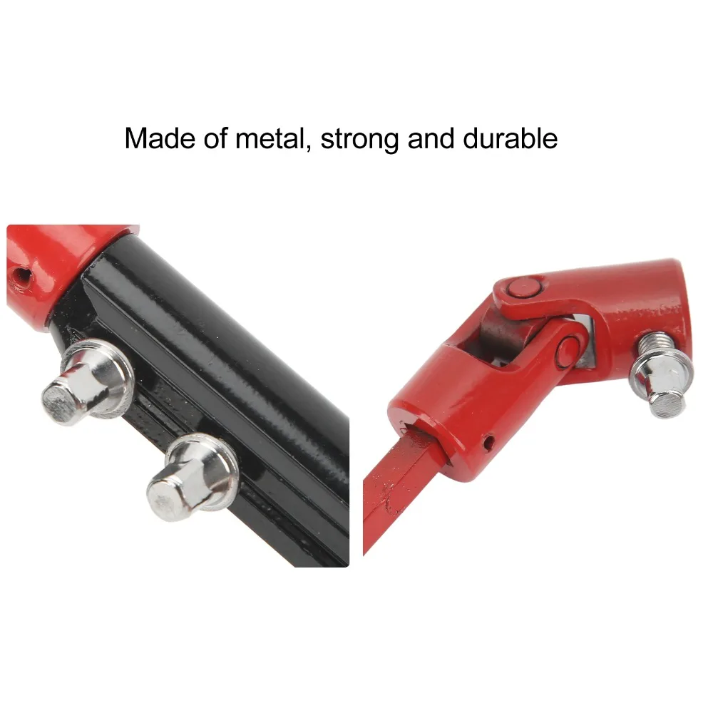 Albero motore del tamburo in metallo ​ ​ Doppia azionamento ​ Nero/Rosso ​ Collegamento al pedale per contrabbasso ​ ​ Sostituzione fai da te ​   Braccio connettore ​ ​ Collegamento del tamburo di calcio