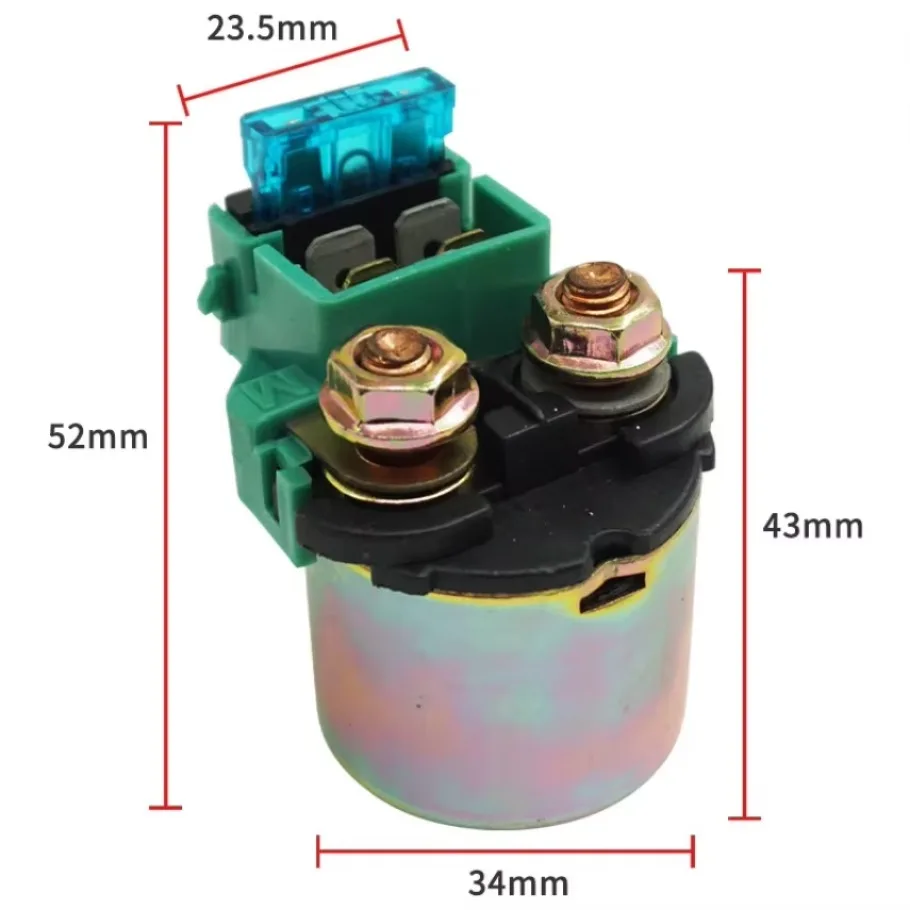 Starter Solenoid Relay Switch For Kawasaki EX500 Ninja 500 500R 87-09 Universal ATV UTV Solenoid Relay Starter Solenoid System