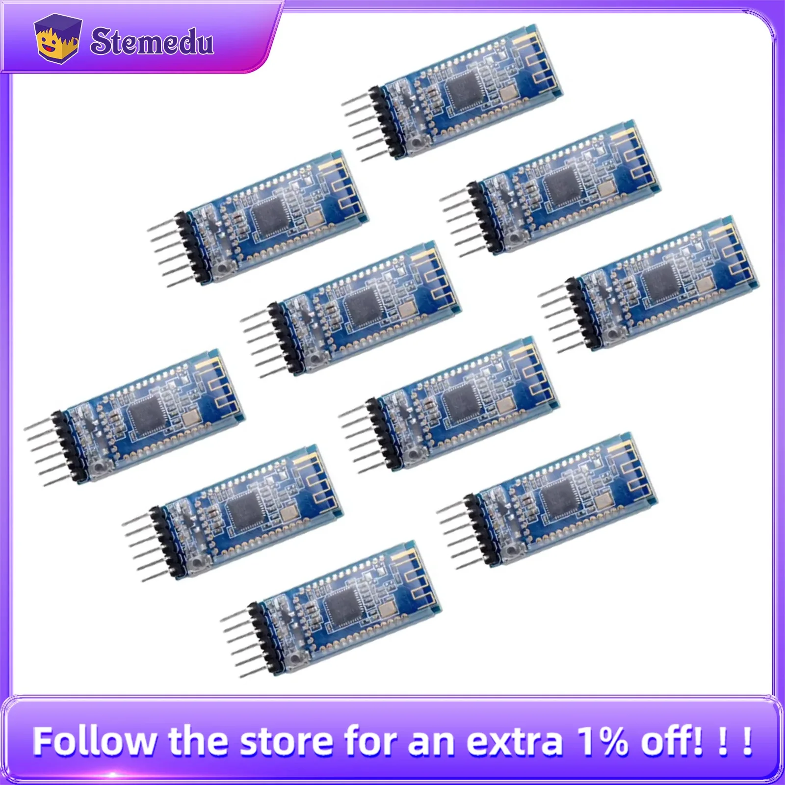 

10 шт./лот AT-09 BLE 4,0 модуль Blue-tooth для Arduino, совместимый с Android 4,3 + iOS 2,4G 3,6-6 В CC2541 чип дальность действия 100 м