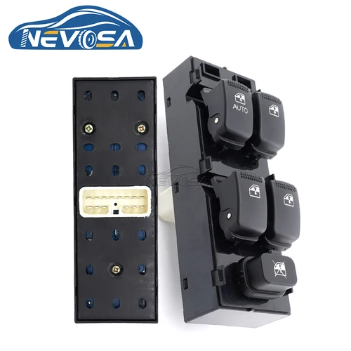 Imagen 2 del producto NEVOSA 93570-1C110 0K2FC-66350 93580-2E000 izquierda derecha LHD RHD botón de interruptor de ventanilla eléctrica para Hyundai Getz Matrix KIA Carens 2005