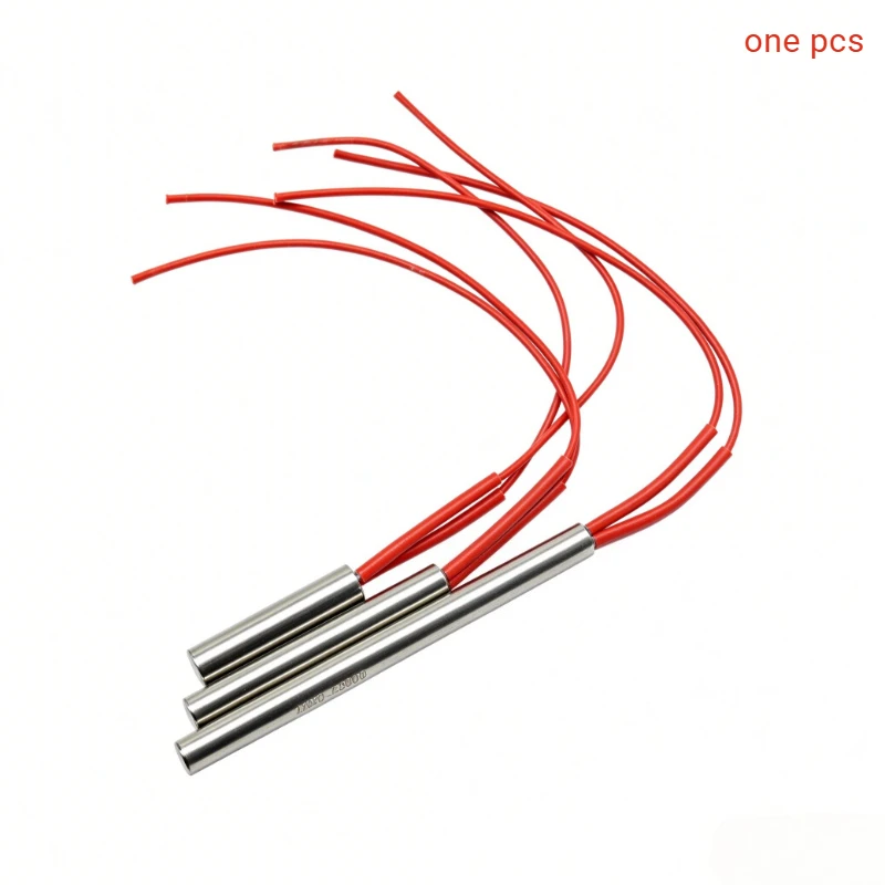 Single Ended Mold Cartridge Heater for Mold Dry Burning Stainless Steel 6~20mm AC220V Electric Heating Rod 100-1400W