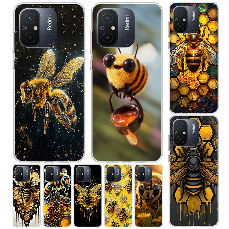 Bee Keeping Honey Animal Cover For Xiaomi Redmi 14C 13 13C 12 12C 10 10C 9 9C 9T 9A Phone Case 10A 8A 8 7A 7 6A 6 Pro K70 K60 K4