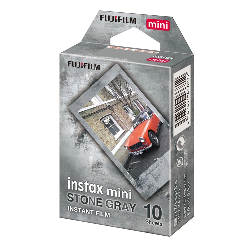 10-50 Sheets Fujifilm Instax Mini Film Instax Mini 12 Stone Gray Design Film Mini 13 11 40 41 EVO Instant Camera SP-1 SP-2 Link+