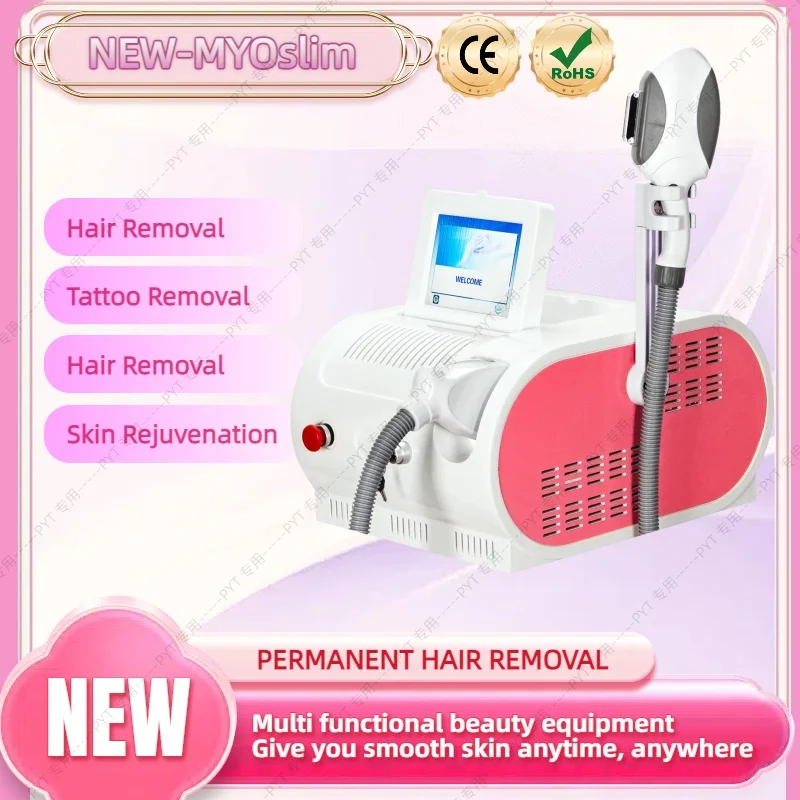 피부 미용 장치 IPL+ OPT 무통 레이저 E-light 제모기 8 필터 냉각 제모기 피부 Rejuv