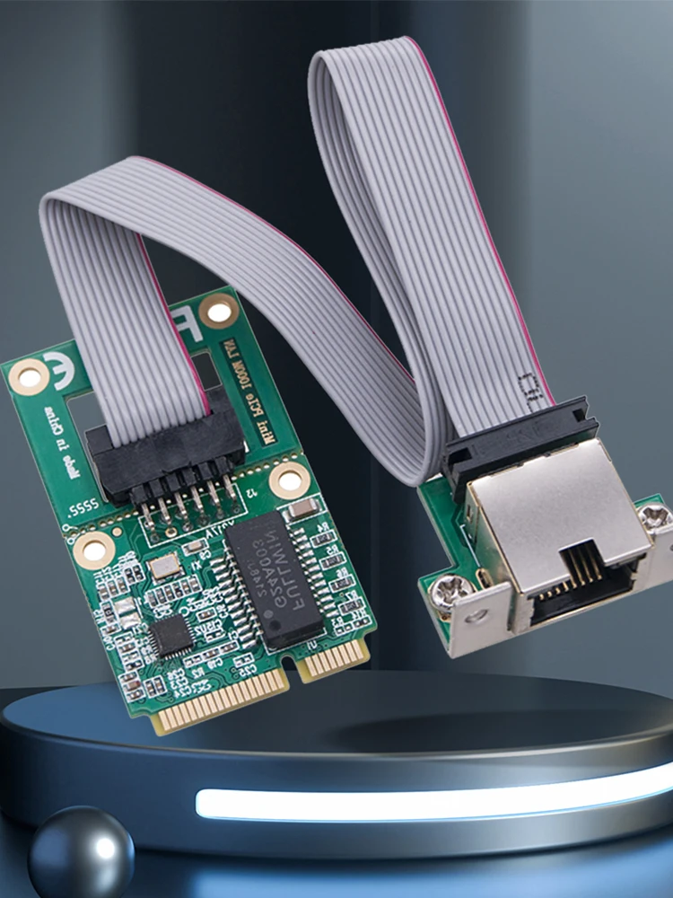 جيجابت إيثرنت NIC محول 10/100/1000 متر Mini PCIe محول الشبكة Mini PCI Express جيجابت إيثرنت بطاقة للكمبيوتر المكتبي