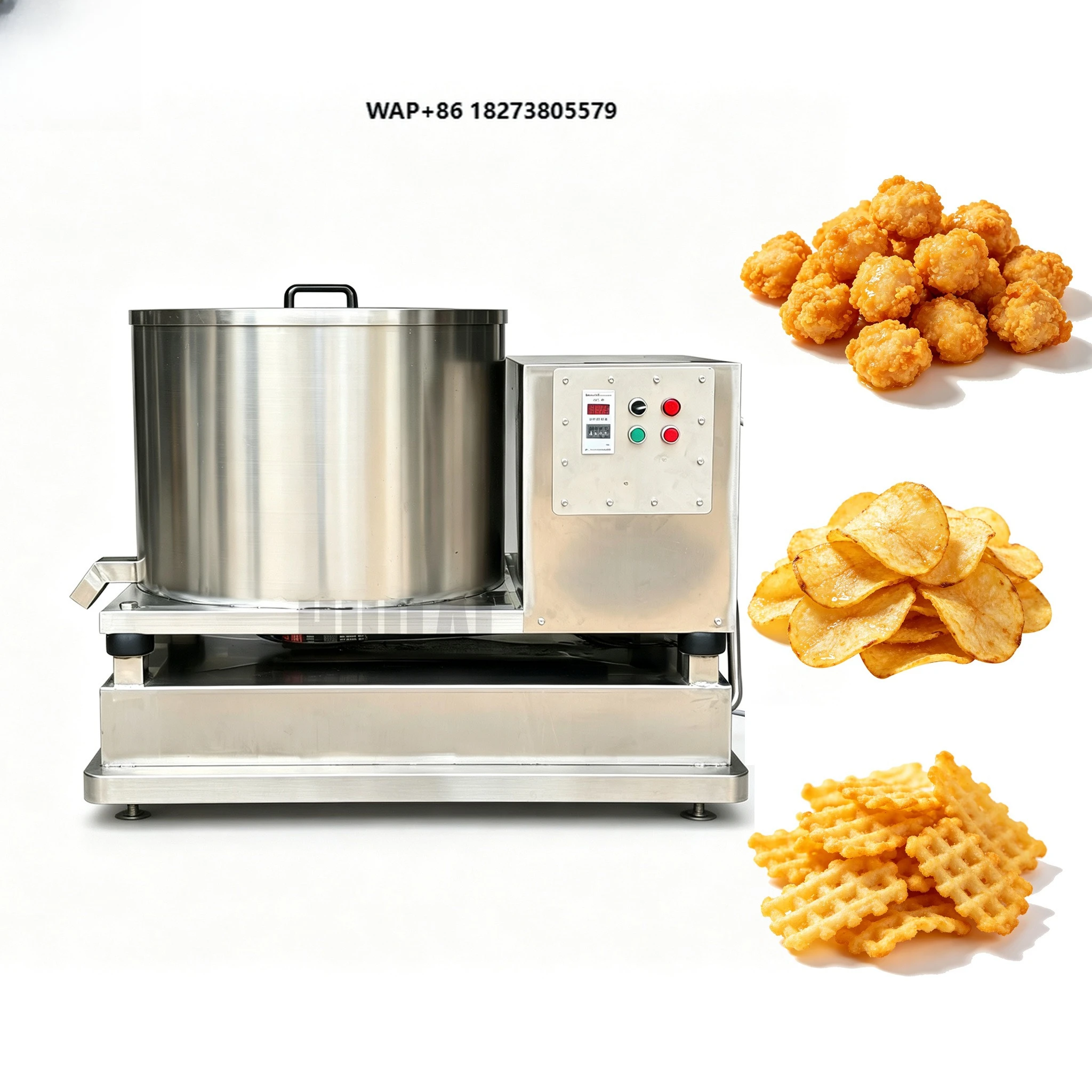 Commercial Automatic Centrifuge Deoiler Potato Chips Deoiling Machine Continuous Fried Food Oil Removing Machine