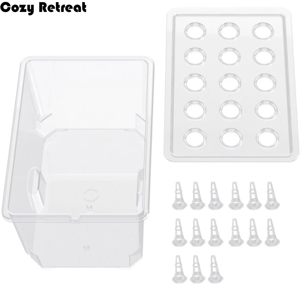 

Многофункциональный гидропонный контейнер для выращивания растений: утолщенные горшки для рассады, пластиковый ящик для выращивания трав