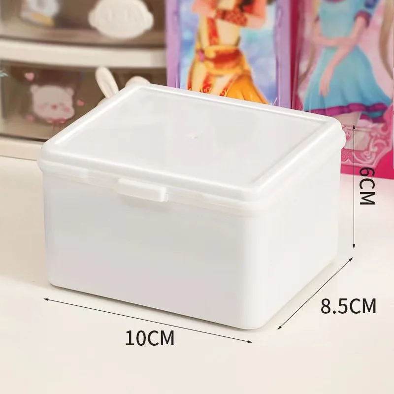 1pc Korean Transparent Storage Box Blind Box Card Photocard Storage Box Photo Card Organizer Classification Flip Box