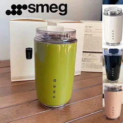 SMEG-taza de bebidas de varios colores, termo portátil de viaje de 240ML, de lujo, de acero inoxidable, a prueba de fugas