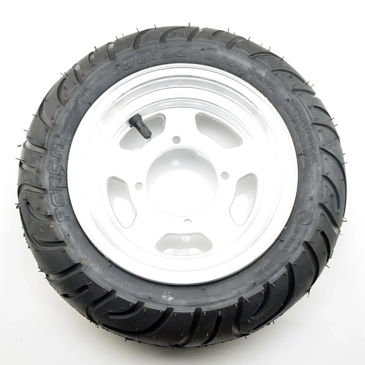 8 inch Alloy 90/65-8 Front 130/50-8 Rear Wheel Tubeless Tire Tyre For Honda Monkey Z50 Z50J Buyang Scooter MINI Bike Accessories