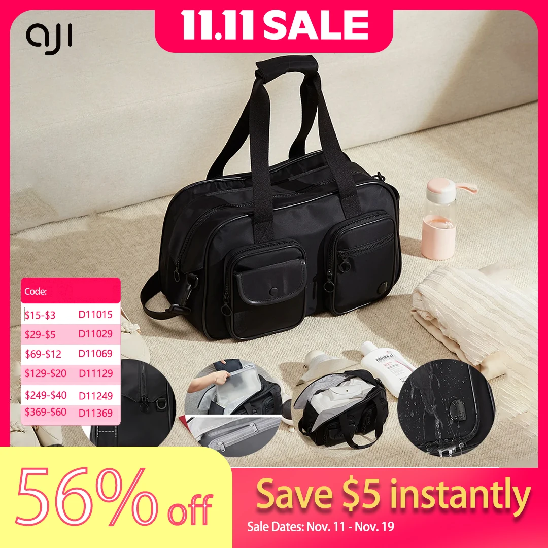 

Aji Women'S Travel Bag Capacity Lightweight Weekender Overnight Bag Carry On Luggage Men Handheld Organizer Sports Gym Bag