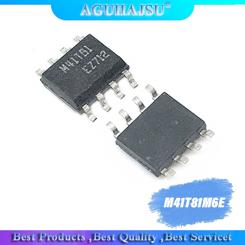 5pcs/lot M41T81M6E M41T81M6F M41T81 SOP-8 Serial access Real-Time Clock with alarm IC